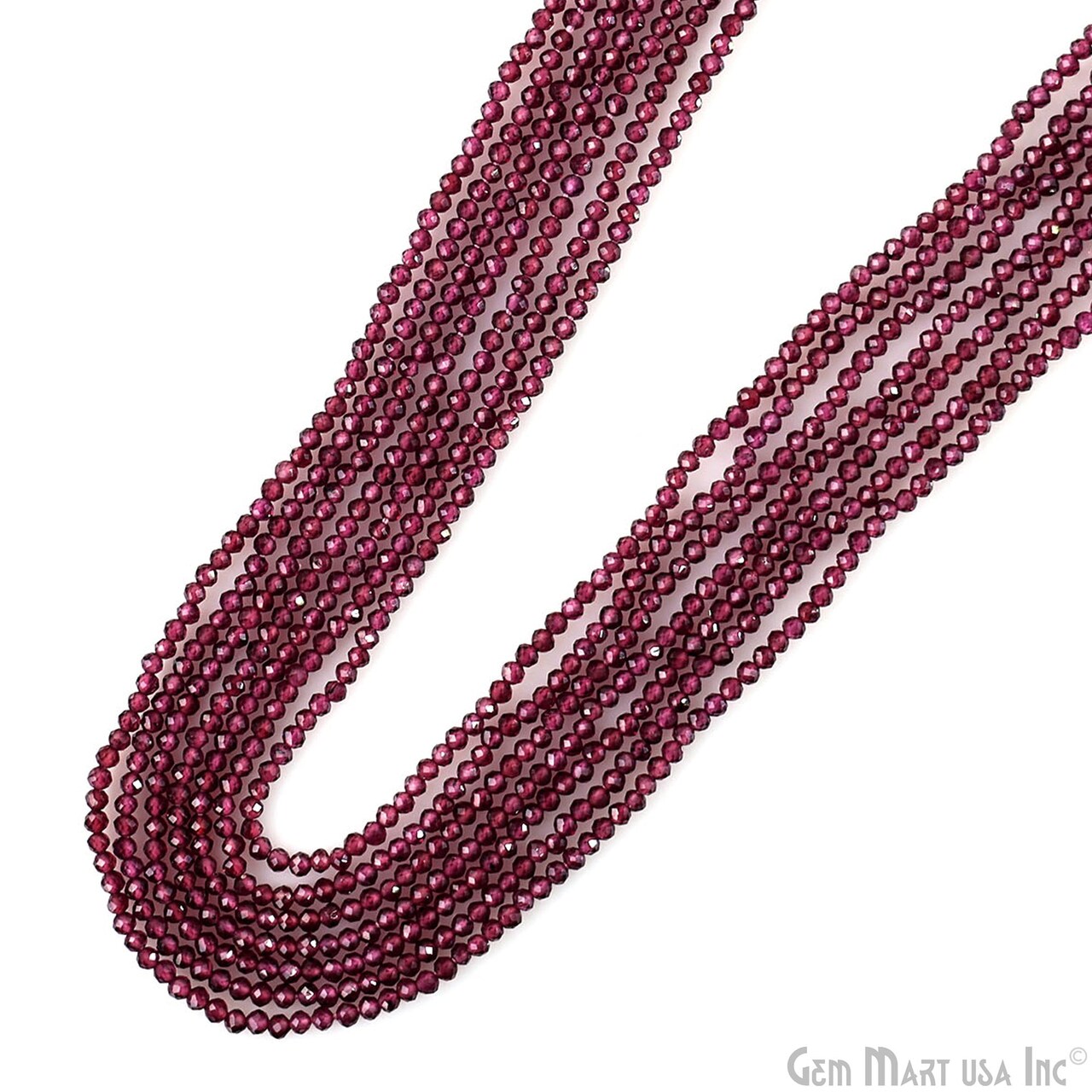 Rondelle Beads, Handcrafted 12-13 Inch Bead Strands, 2-2.5mm, Faceted Gemstones, Natural Strung, DIY Jewelry Making Bead Supply (70000)